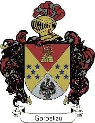 Escudo del apellido Gorostizu