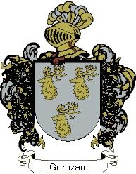 Escudo del apellido Gorozarri