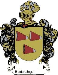 Escudo del apellido Gorrichategui