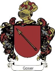 Escudo del apellido Goser