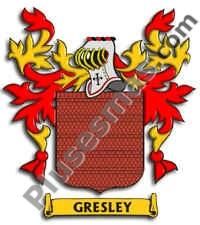 Escudo del apellido Gresley