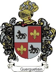 Escudo del apellido Guerguetiain