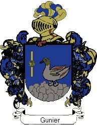 Escudo del apellido Gunier