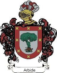 Escudo del apellido Arbide