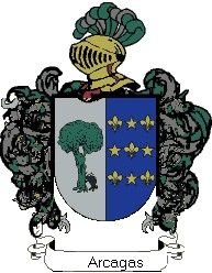 Escudo del apellido Arcagas