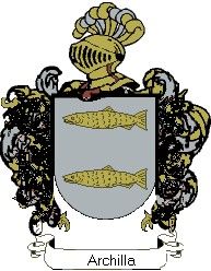 Escudo del apellido Archilla