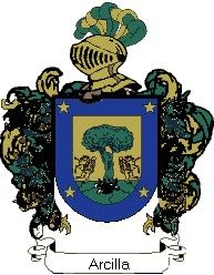 Escudo del apellido Arcilla