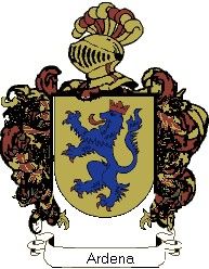 Escudo del apellido Ardena