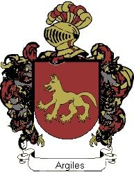 Escudo del apellido Argiles