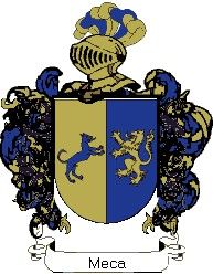 Escudo del apellido Meca