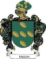 Escudo del apellido Melcón