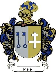 Escudo del apellido Melé