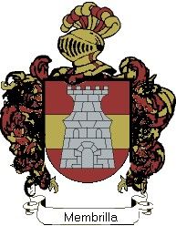 Escudo del apellido Membrilla