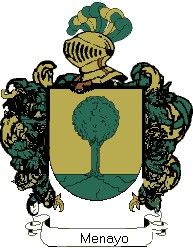 Escudo del apellido Menayo