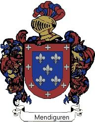 Escudo del apellido Mendiguren