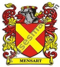 Escudo del apellido Mensart