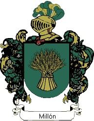 Escudo del apellido Millón