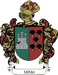 Escudo del apellido Miñán