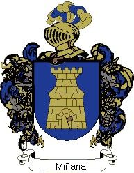 Escudo del apellido Miñana