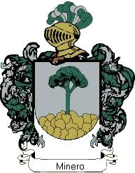 Escudo del apellido Minero