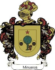 Escudo del apellido Minuesa