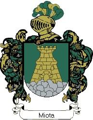 Escudo del apellido Miota