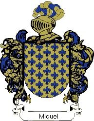 Escudo del apellido Miquel