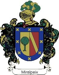 Escudo del apellido Miralpeix