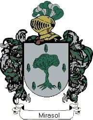 Escudo del apellido Mirasol