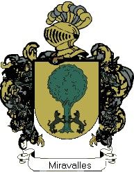 Escudo del apellido Miravalles