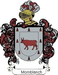 Escudo del apellido Momblanch