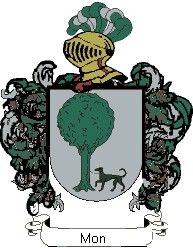 Escudo del apellido Mon