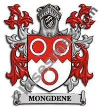 Escudo del apellido Mongdene