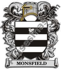 Escudo del apellido Monsfield