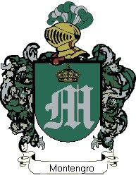 Escudo del apellido Montengro