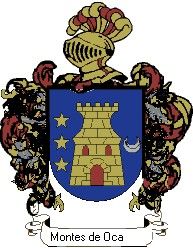 Escudo del apellido Montes de oca