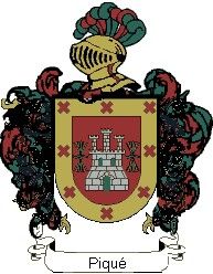 Escudo del apellido Piqué