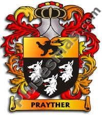 Escudo del apellido Prayther