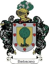 Escudo del apellido Barbacano