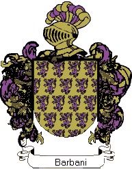 Escudo del apellido Barbani