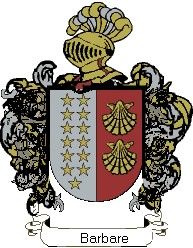 Escudo del apellido Barbare