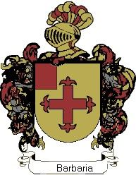 Escudo del apellido Barbaria