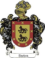 Escudo del apellido Barbra