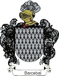 Escudo del apellido Barcebal