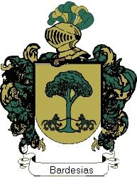 Escudo del apellido Bardesias