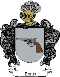 Escudo del apellido Barlet