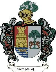 Escudo del apellido Barrera (de la)