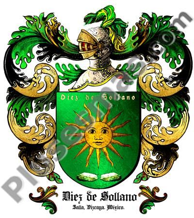 Escudo del apellido Díez de Sollano