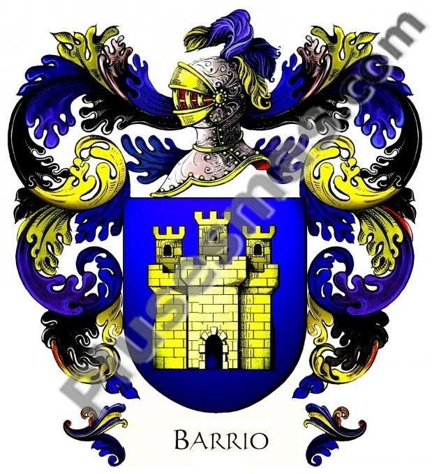 Escudo del apellido Barrio