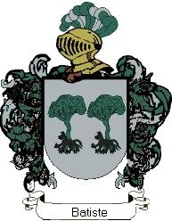 Escudo del apellido Batiste